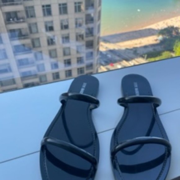 Steve Madden - Double strap jelly sandal - black - size 7 - Picture 3 of 5